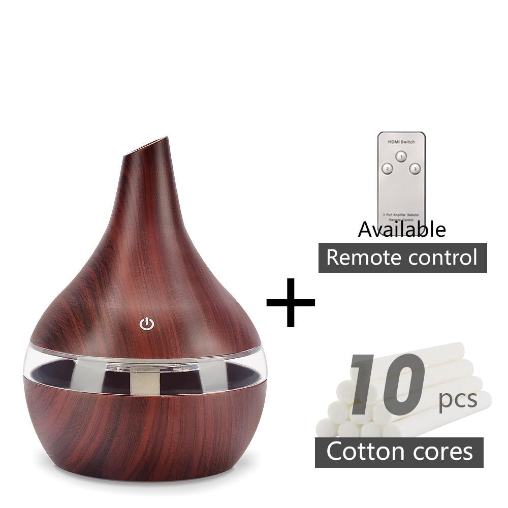 300ml USB Humidifier Electric Oil Aromatherapy